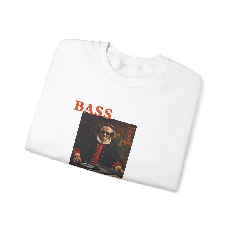 BASS, DRUNK, アクション  Crewneck Sweatshirt