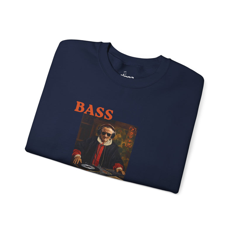 BASS, DRUNK, アクション  Crewneck Sweatshirt