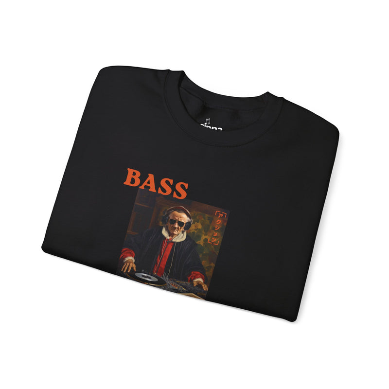 BASS, DRUNK, アクション  Crewneck Sweatshirt