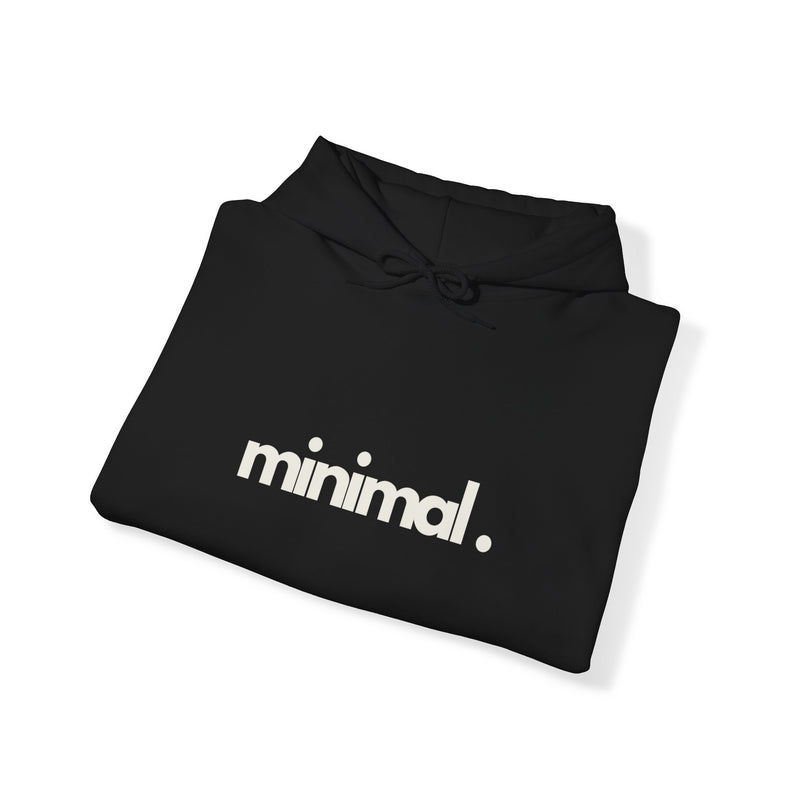 minimal . Hooded Sweatshirt