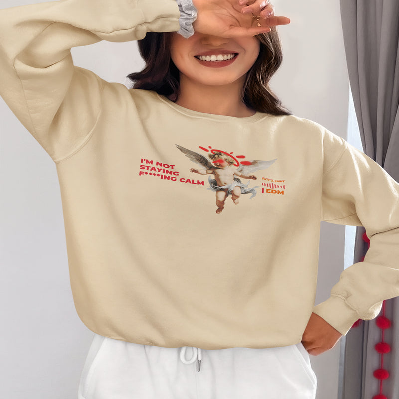 Not a Saint  Crewneck Sweatshirt