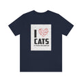 I love Cats Jersey T Shirt