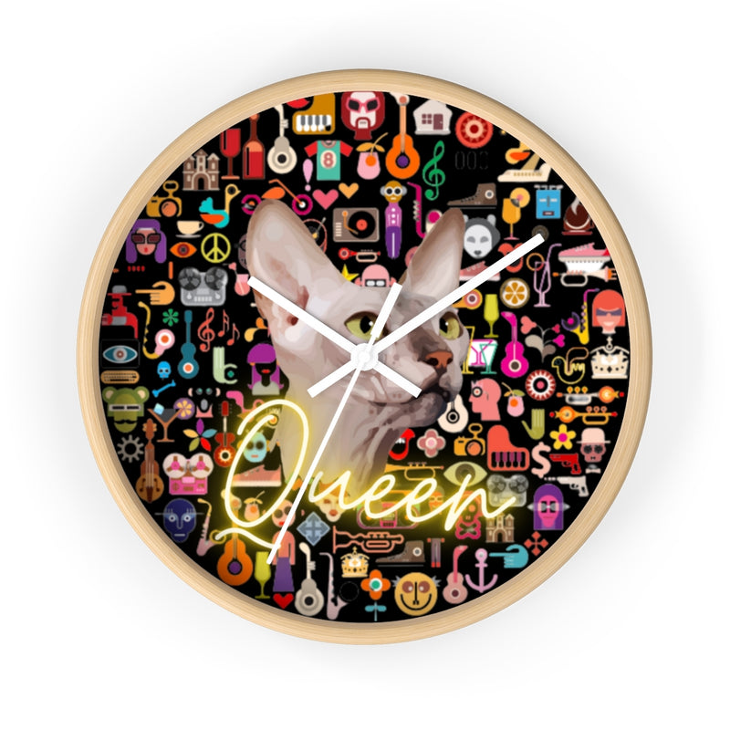 Queen Wall clock 10"