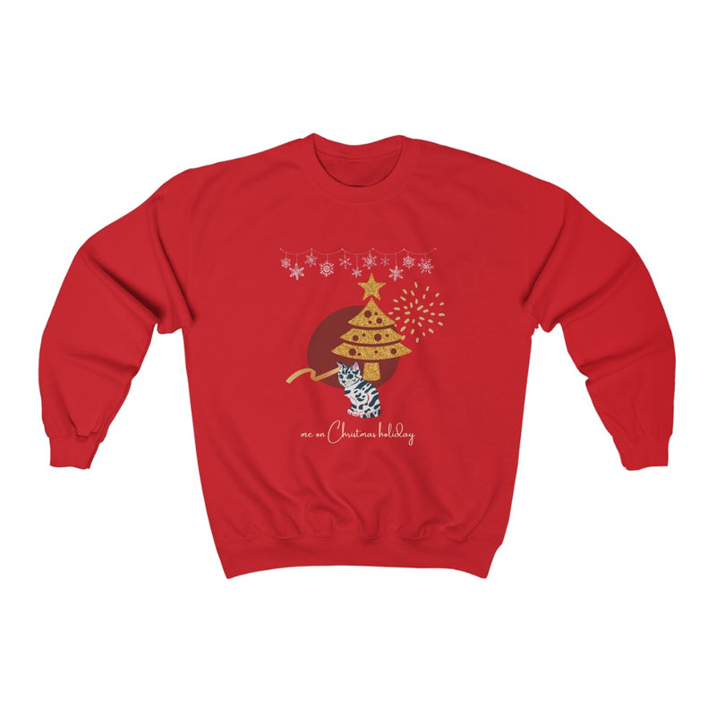 Me on Christmas holiday Crewneck Sweatshirt