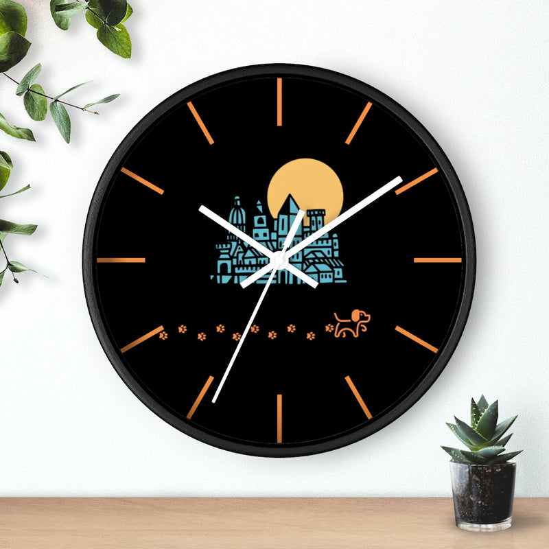 Dog and Moon Wall clock 10" - Sinna Get