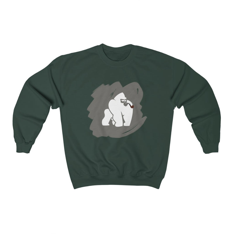 Gorilla smoking pipe Crewneck Sweatshirt