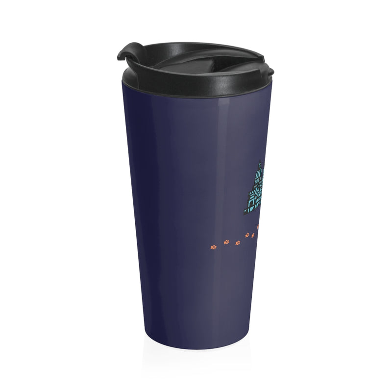 Dog and Moon Stainless Steel Travel Mug - Sinna Get