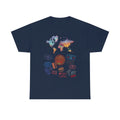 World map stamp T Shirt