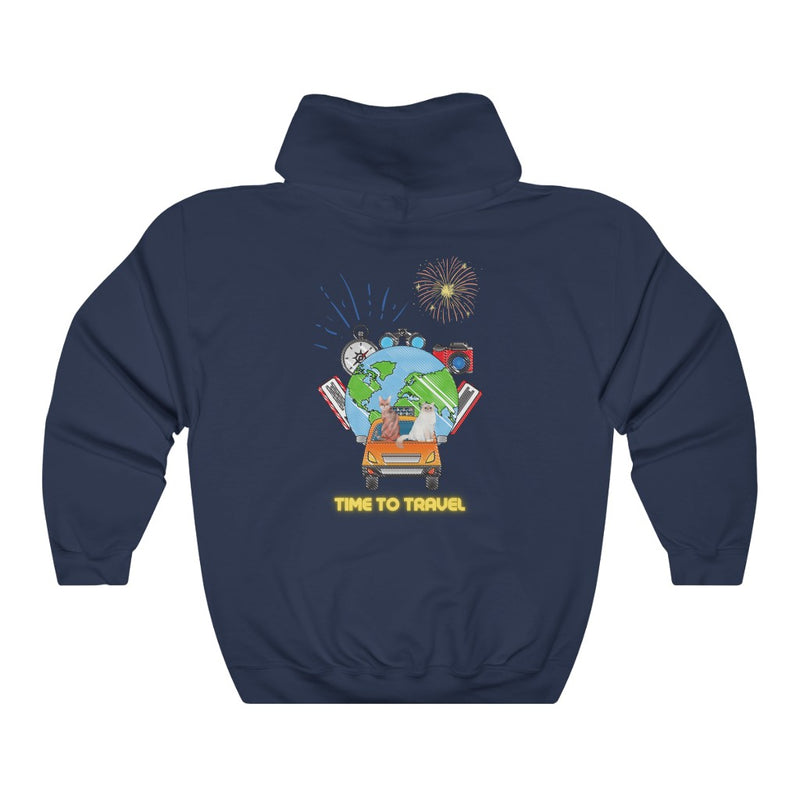 Time to Travel Hooded Sweatshirt