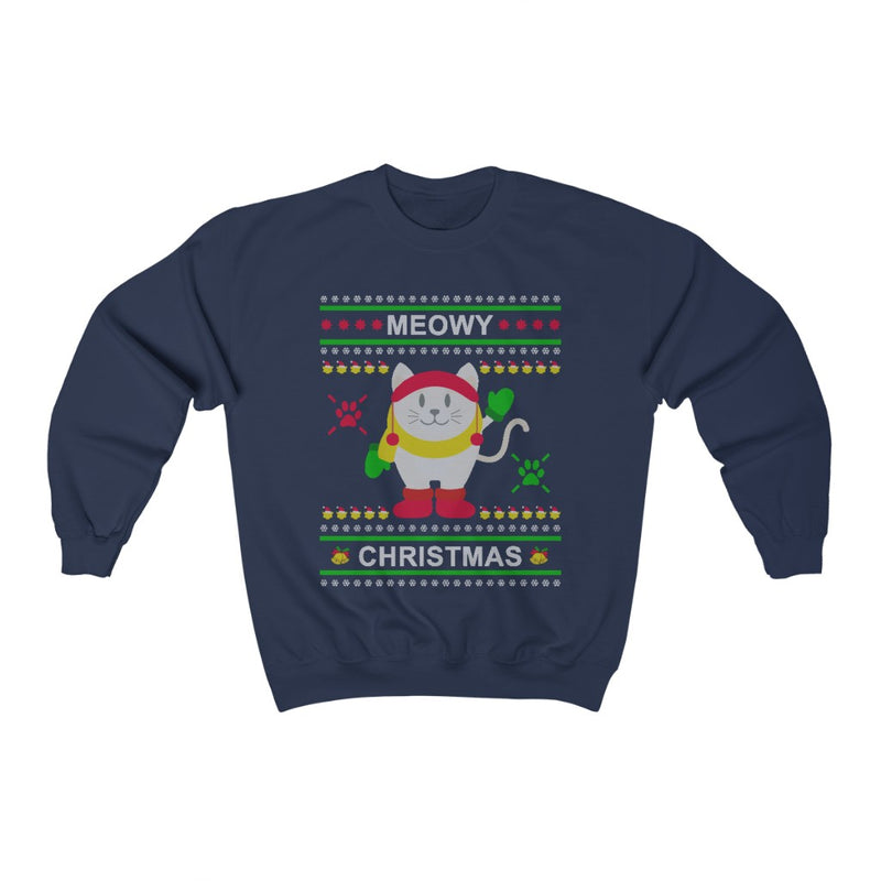 Meowy Christmas Crewneck Sweatshirt