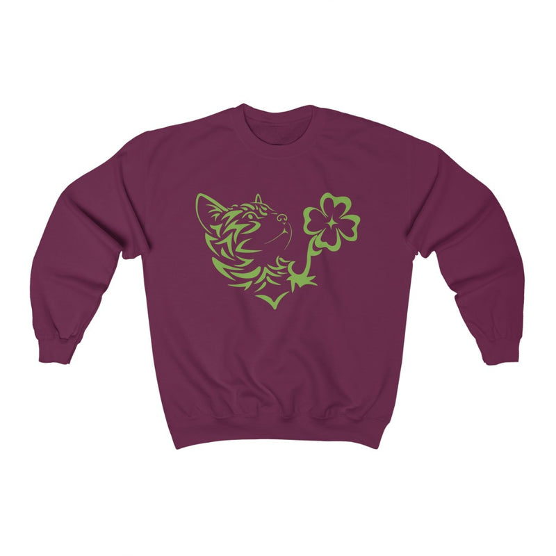 Cat and Clover Crewneck Sweatshirt - Sinna Get