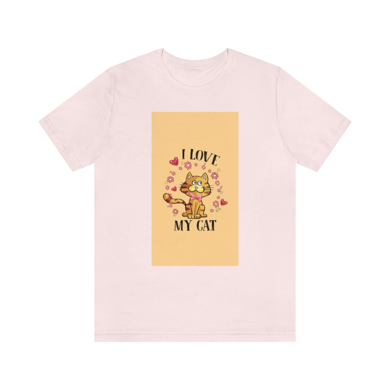 I love my cat Jersey T Shirt