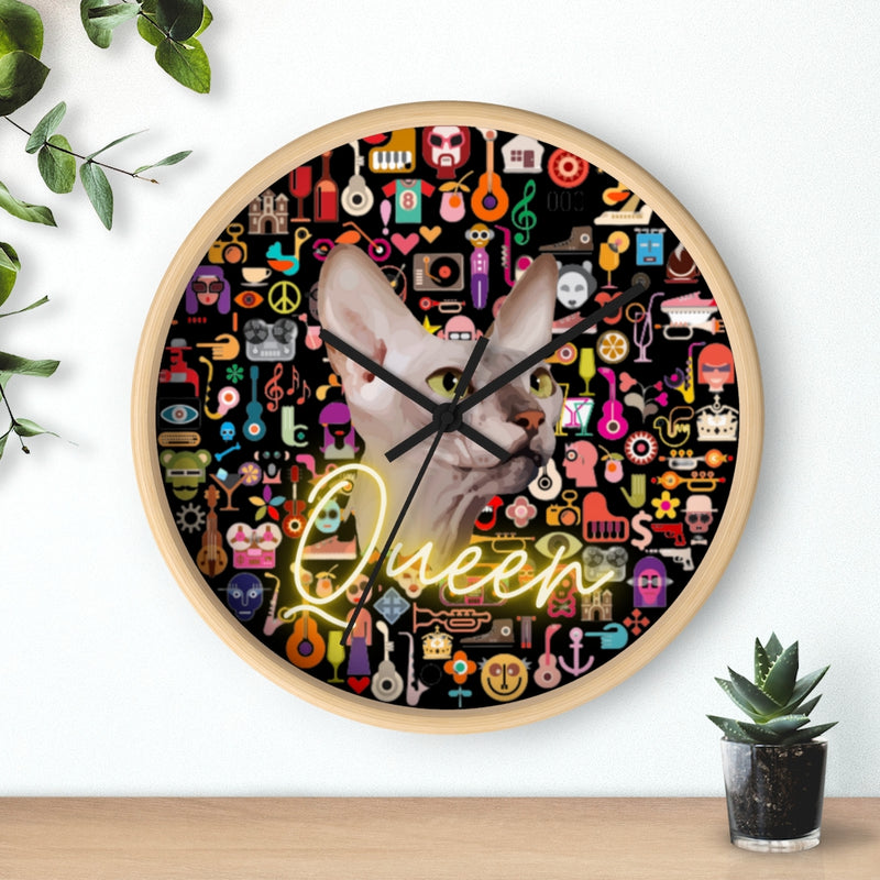 Queen Wall clock 10"