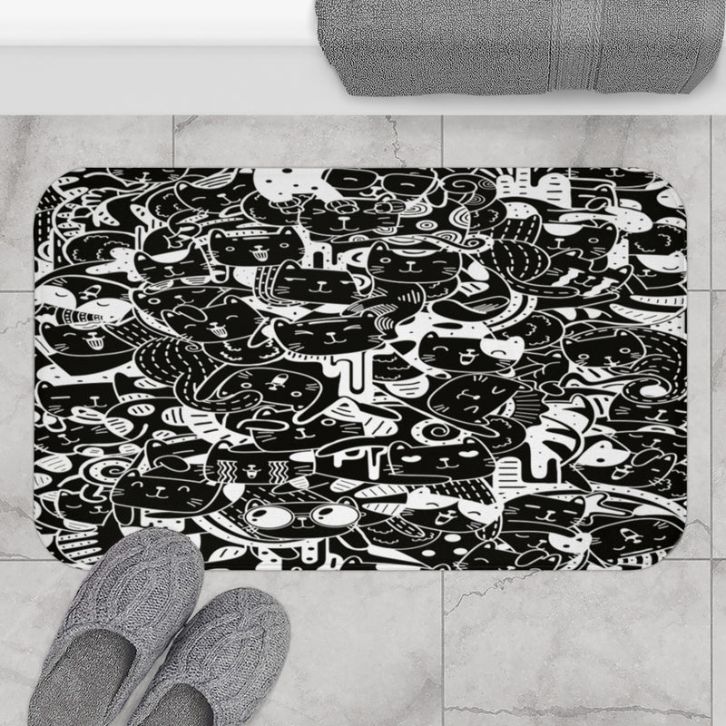 Meow Cats Bath Mat