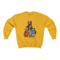 Cats and pumpkins Crewneck Sweatshirt - Sinna Get