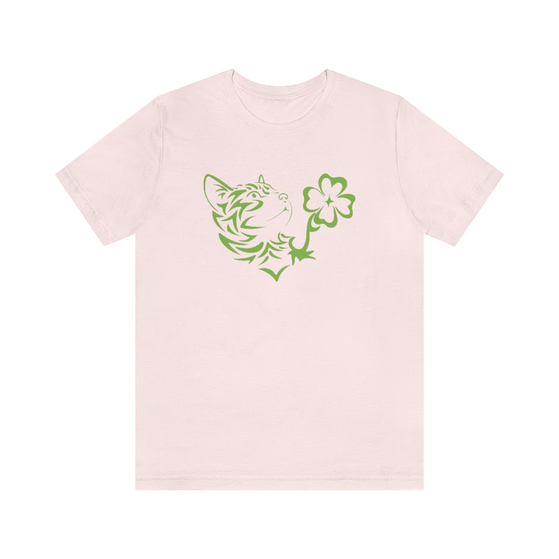 Cat and Clover Jersey T Shirt - Sinna Get