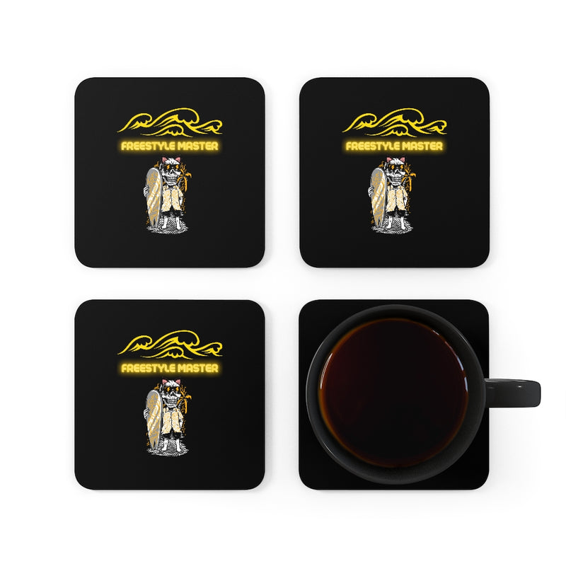 Freestyle Master Corkwood Coaster Set of 4