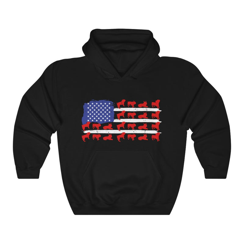 Pitbull Flag Hooded Sweatshirt