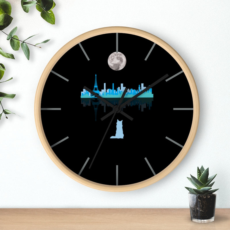 Cat and Moon Wall clock 10" - Sinna Get