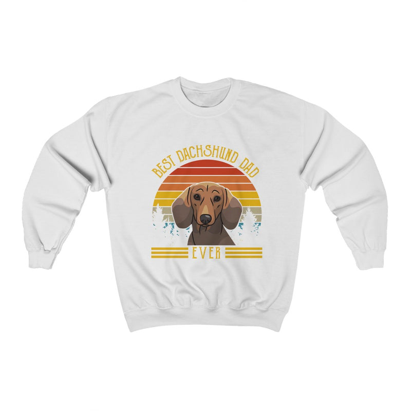 Best Dachshund Dad Crewneck Sweatshirt - Sinna Get