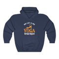 My Cat Is My Yoga Partner Hooded Sweatshirt