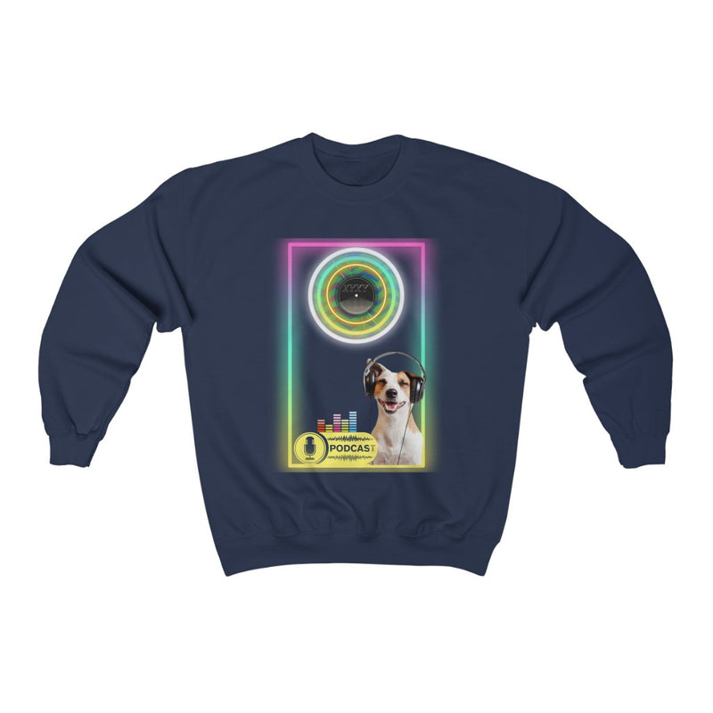 Podcast Dog Crewneck Sweatshirt