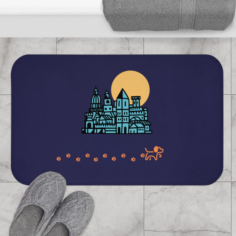 Dog and Moon Bath Mat - Sinna Get