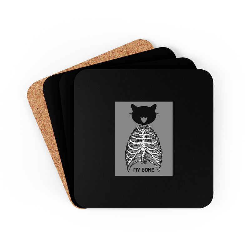 My Bone Corkwood Coaster Set of 4 - Sinna Get