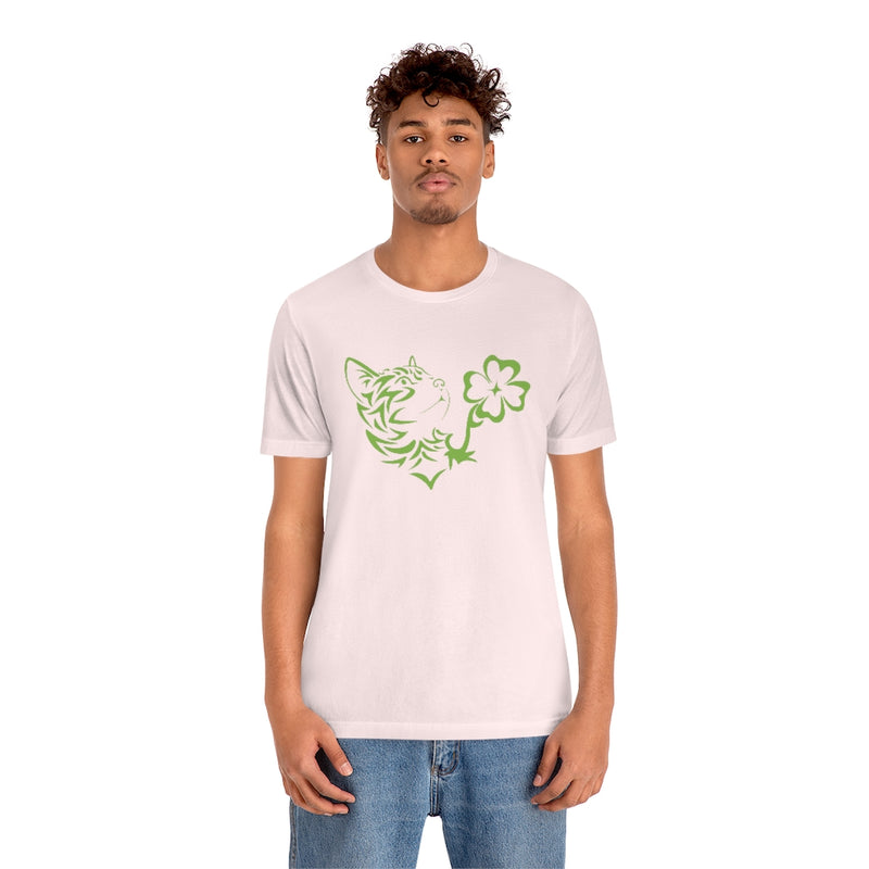 Cat and Clover Jersey T Shirt - Sinna Get