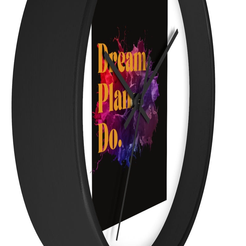 Dream. Plan. Do. Wall clock - Sinna Get