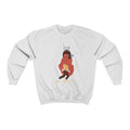 Girl and Cat Crewneck Sweatshirt - Sinna Get