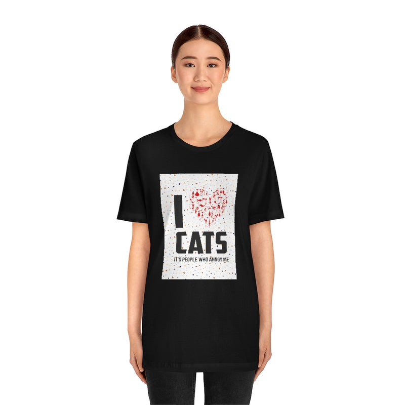 I love Cats Jersey T Shirt - Sinna Get