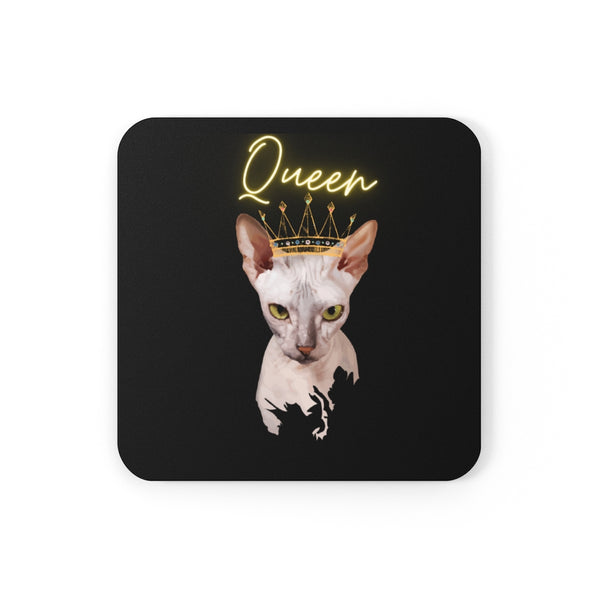 Best Queen Corkwood Coaster Set of 4 - Sinna Get