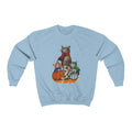 Cats and pumpkins Crewneck Sweatshirt - Sinna Get