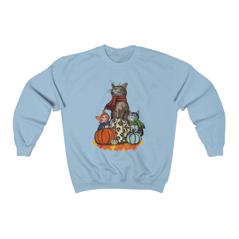 Cats and pumpkins Crewneck Sweatshirt - Sinna Get