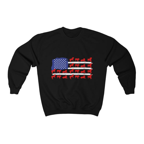 Pitbull Flag Crewneck Sweatshirt