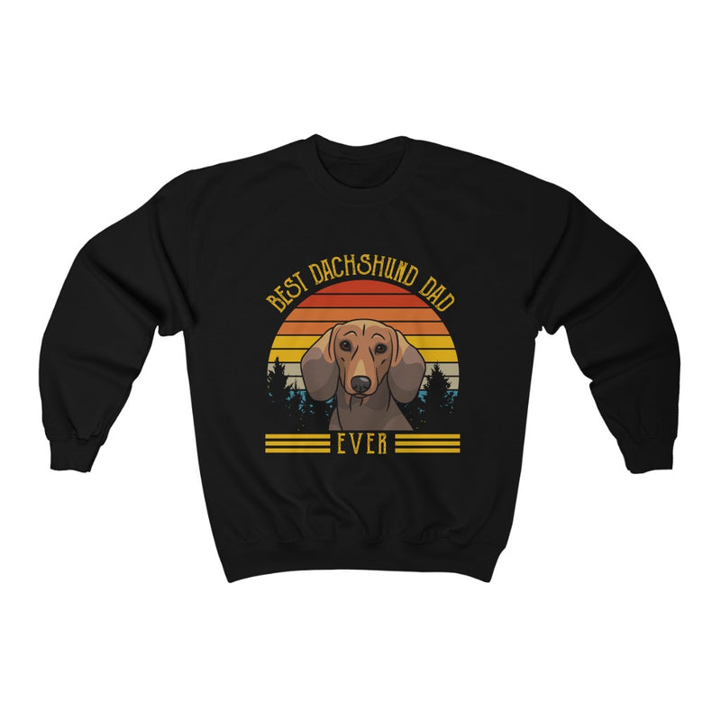 Best Dachshund Dad Crewneck Sweatshirt - Sinna Get