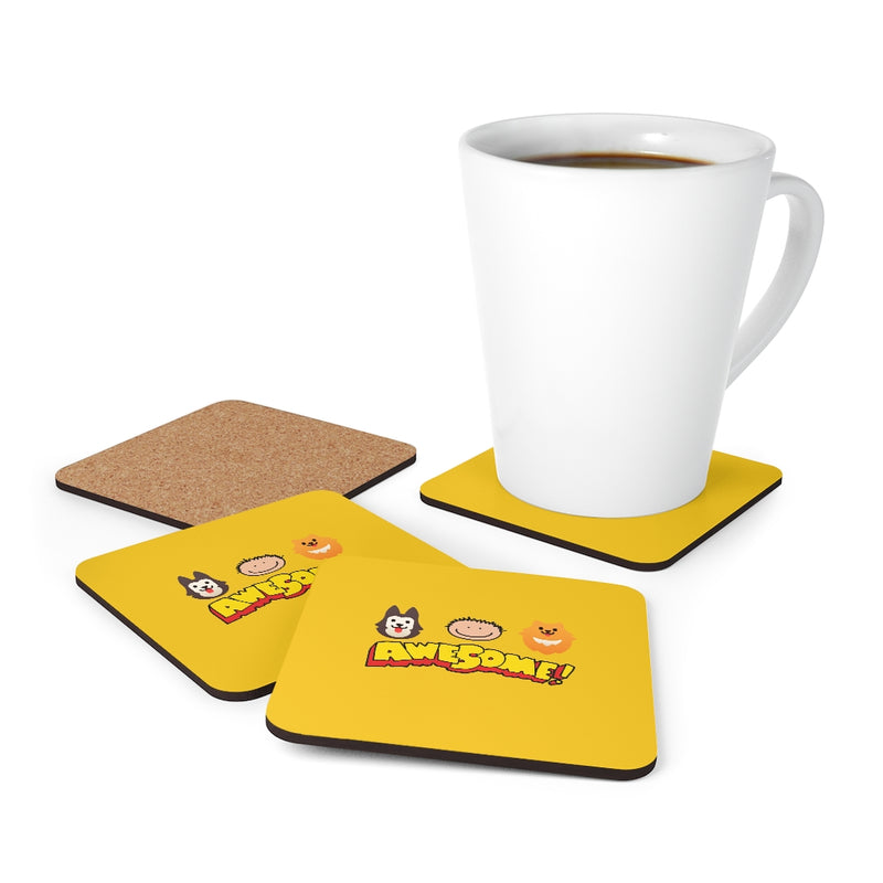 Awesome Corkwood Coaster Set of 4 - Sinna Get