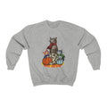 Cats and pumpkins Crewneck Sweatshirt - Sinna Get