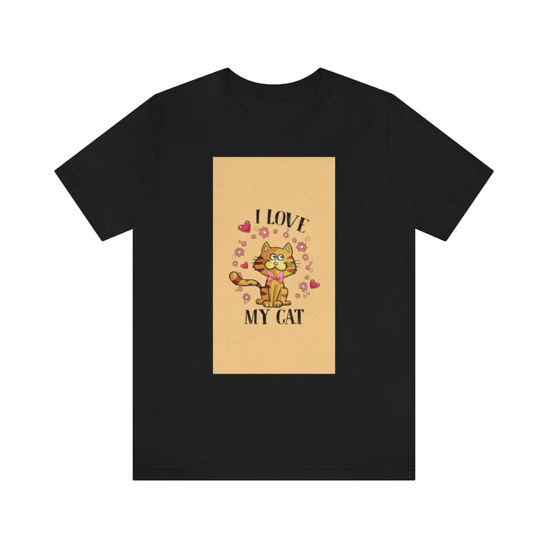 I love my cat Jersey T Shirt - Sinna Get