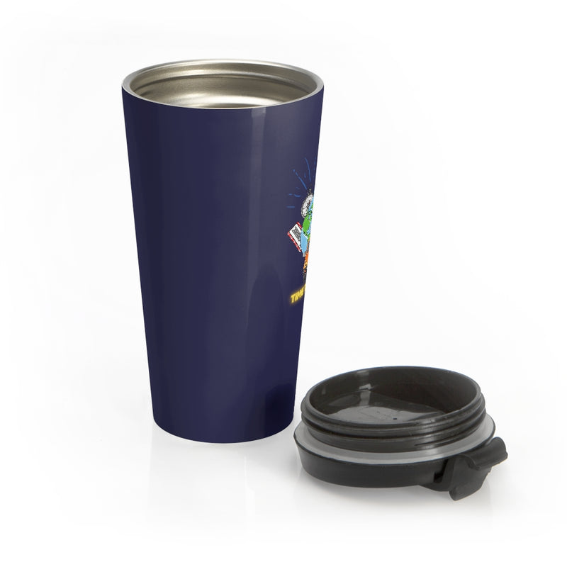 Time to Travel Stainless Steel Travel Mug