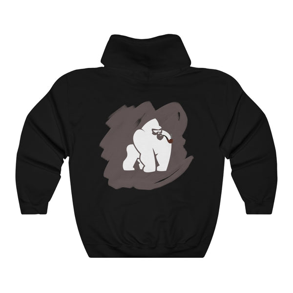 Gorilla smoking pipe Hooded Sweatshirt