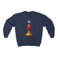 Cute Galaxy Space Cat Crewneck Sweatshirt - Sinna Get