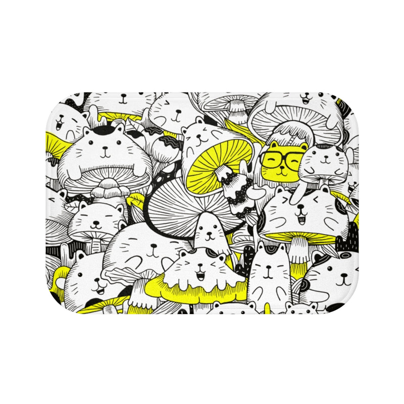 Cats and Mushroom Bath Mat - Sinna Get