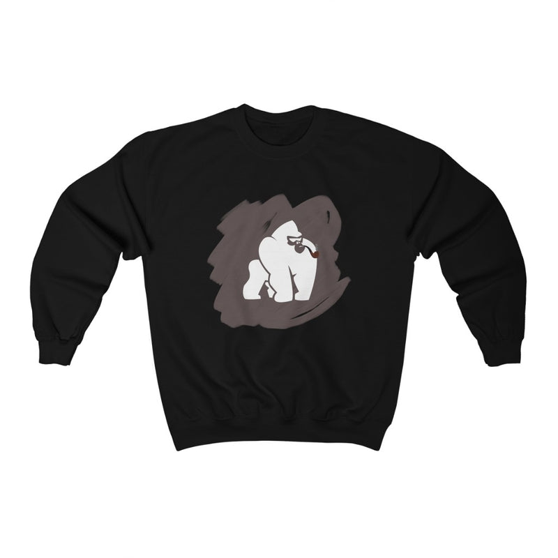 Gorilla smoking pipe Crewneck Sweatshirt