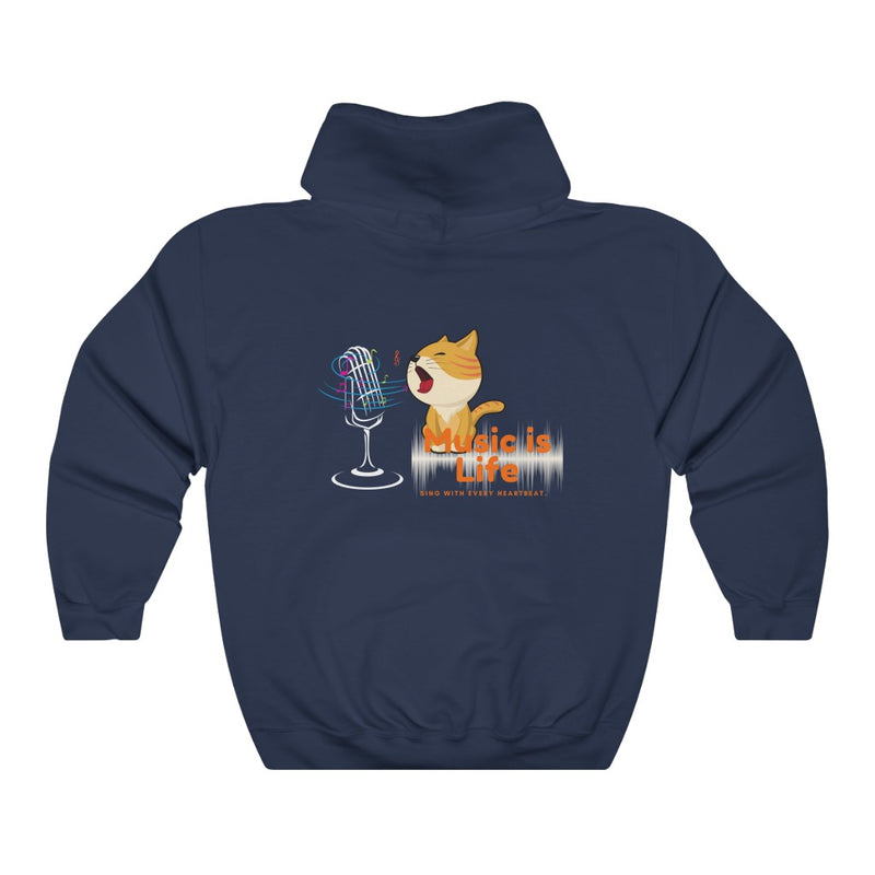 Music is Life Hooded Sweatshirt - Sinna Get