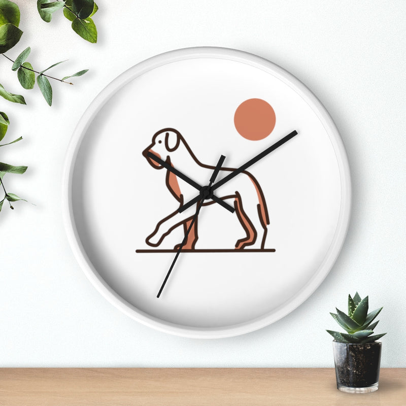 DOG Wall clock 10"