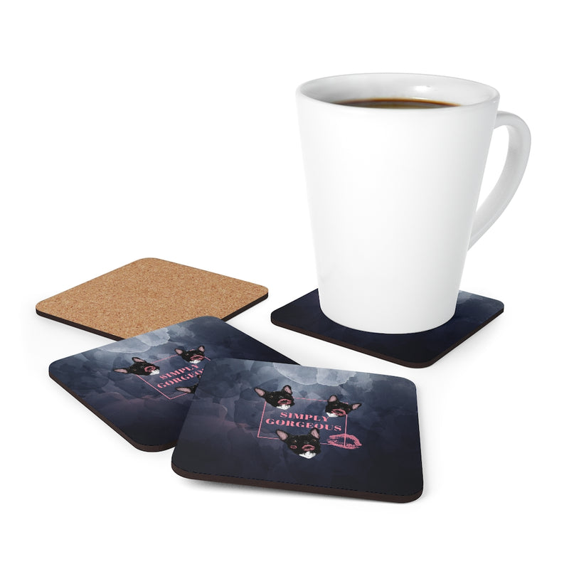 Simply Gorgeous Corkwood Coaster Set of 4