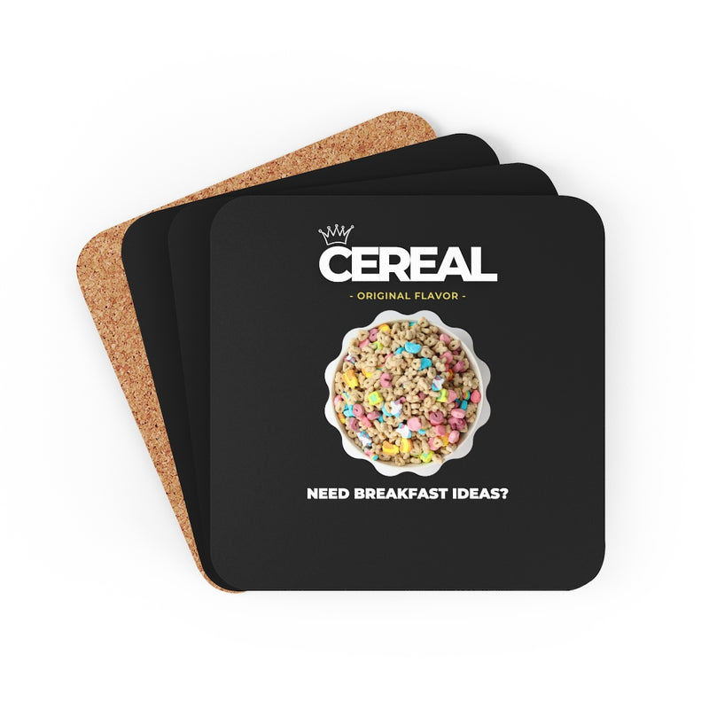 Cereal Corkwood Coaster Set of 4 - Sinna Get