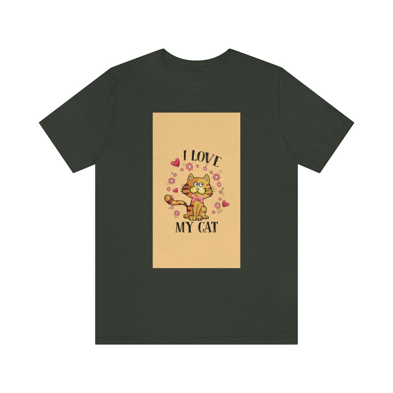 I love my cat Jersey T Shirt